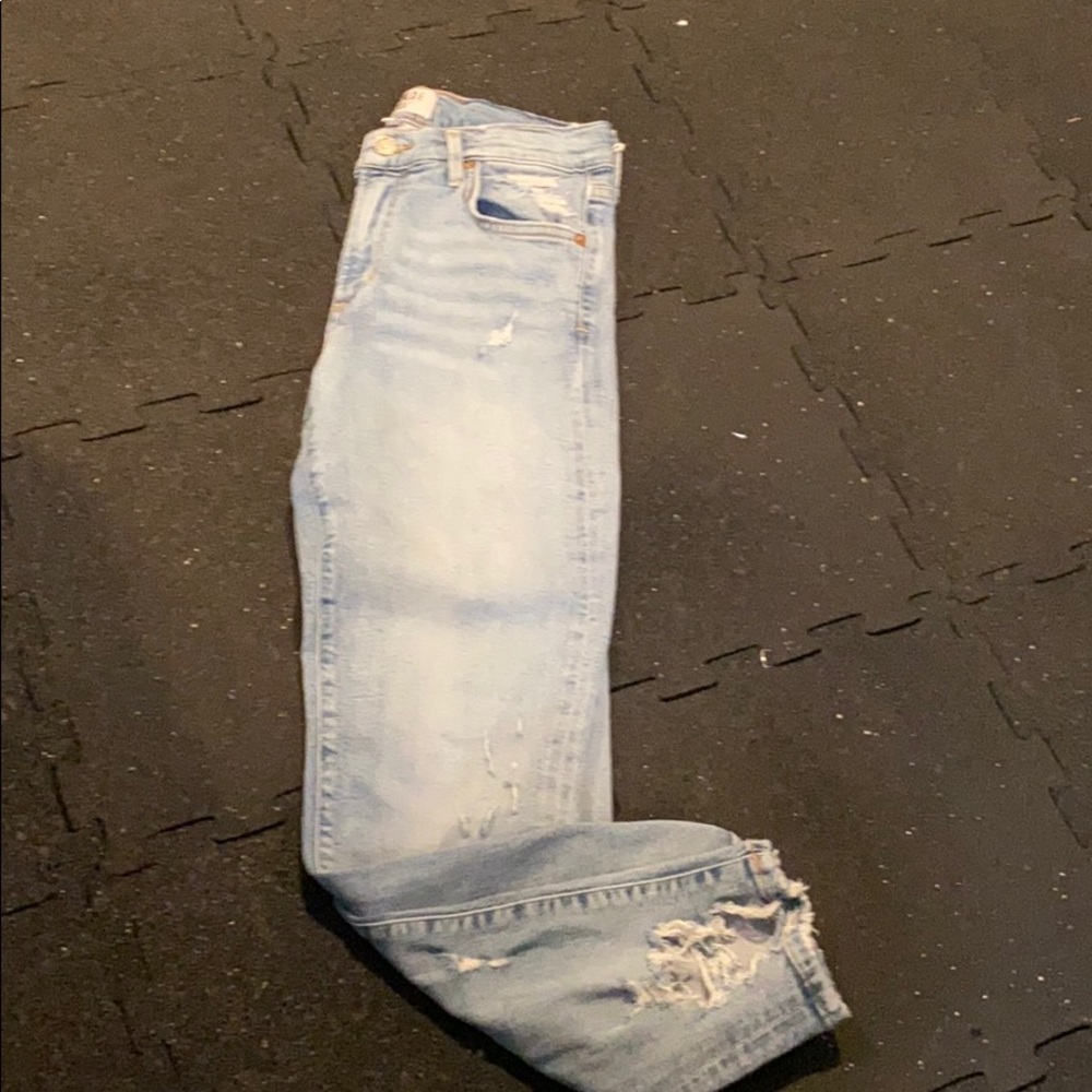 AGolde Distressed Fray Hemmed Jeans Size 27